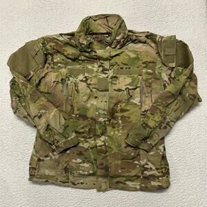 Military Mens Softshell Cold Weather Hooded Jacket Gen III Medium Large